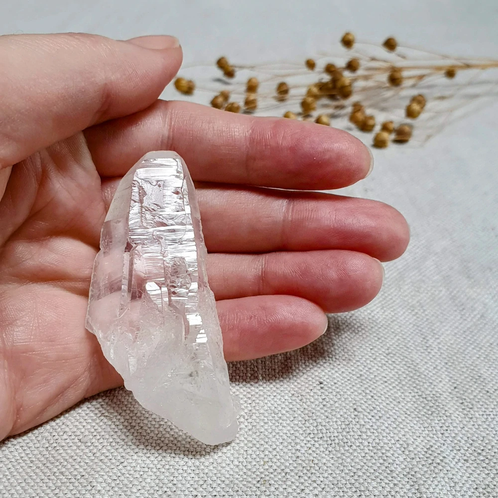 Křišťál - surový mistrovský krystal v extra kvalitě z Brazílie R5. 40 g ~ Katedrála světelná knihovna + Samoléčitel