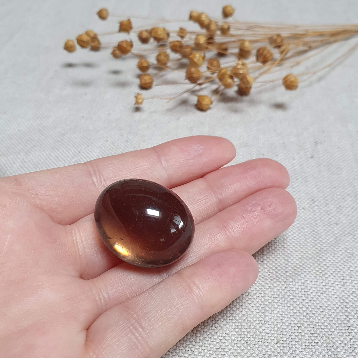 Záhněda - tromlovaný kámen v extra kvalitě z Brazílie E. 20 g