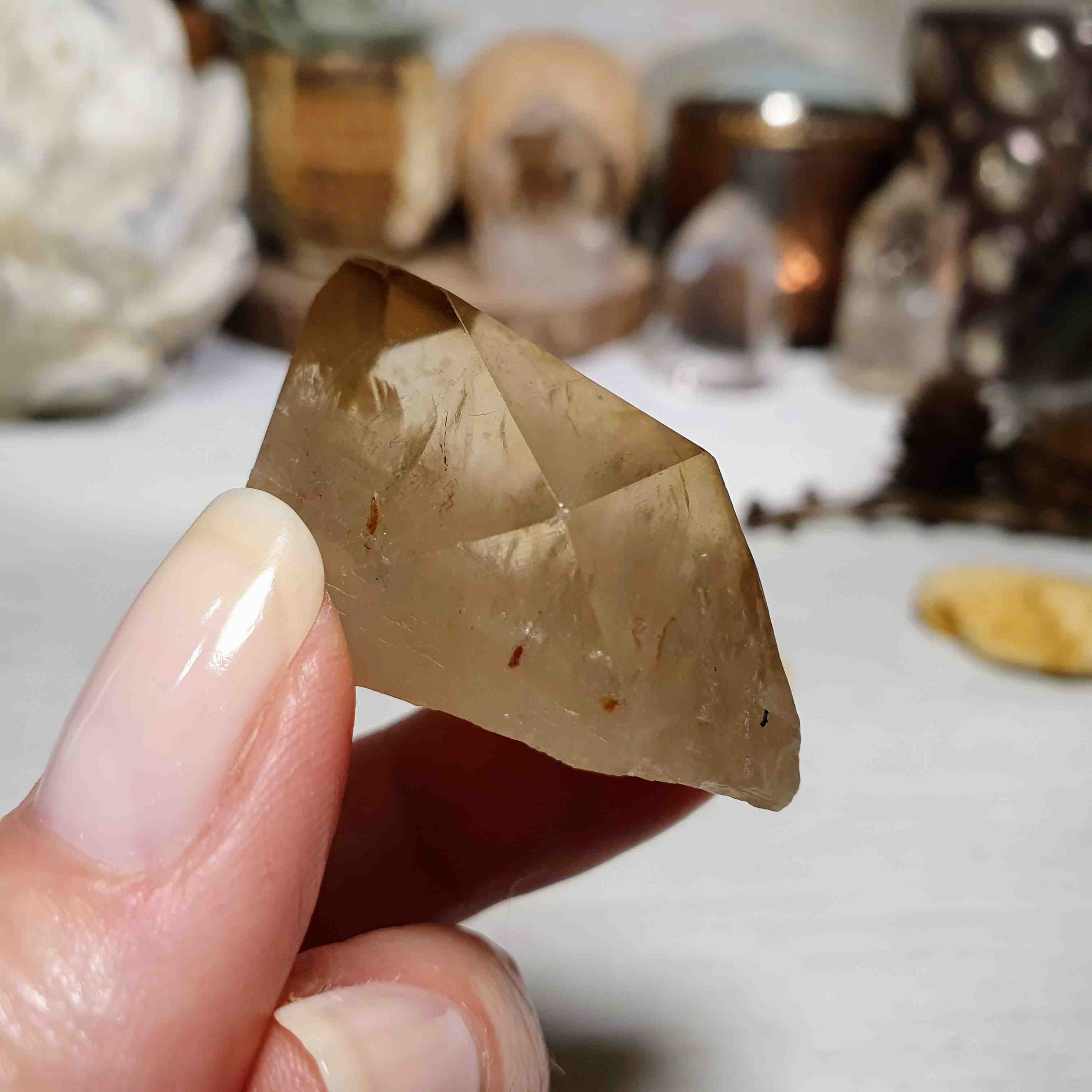 Citrín kundalini - vzácný surový krystal z afrického Konga W. 29 g 