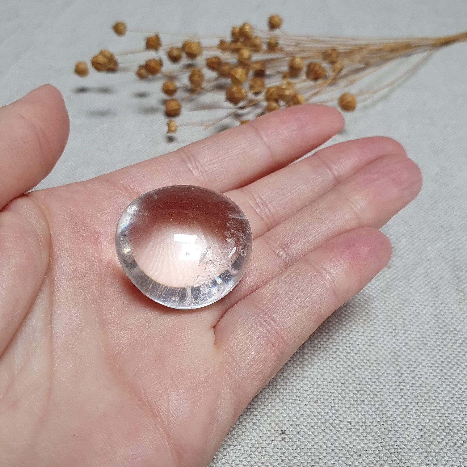 Křišťál - tromlovaný kámen v extra kvalitě z Tanzánie N. 30 g
