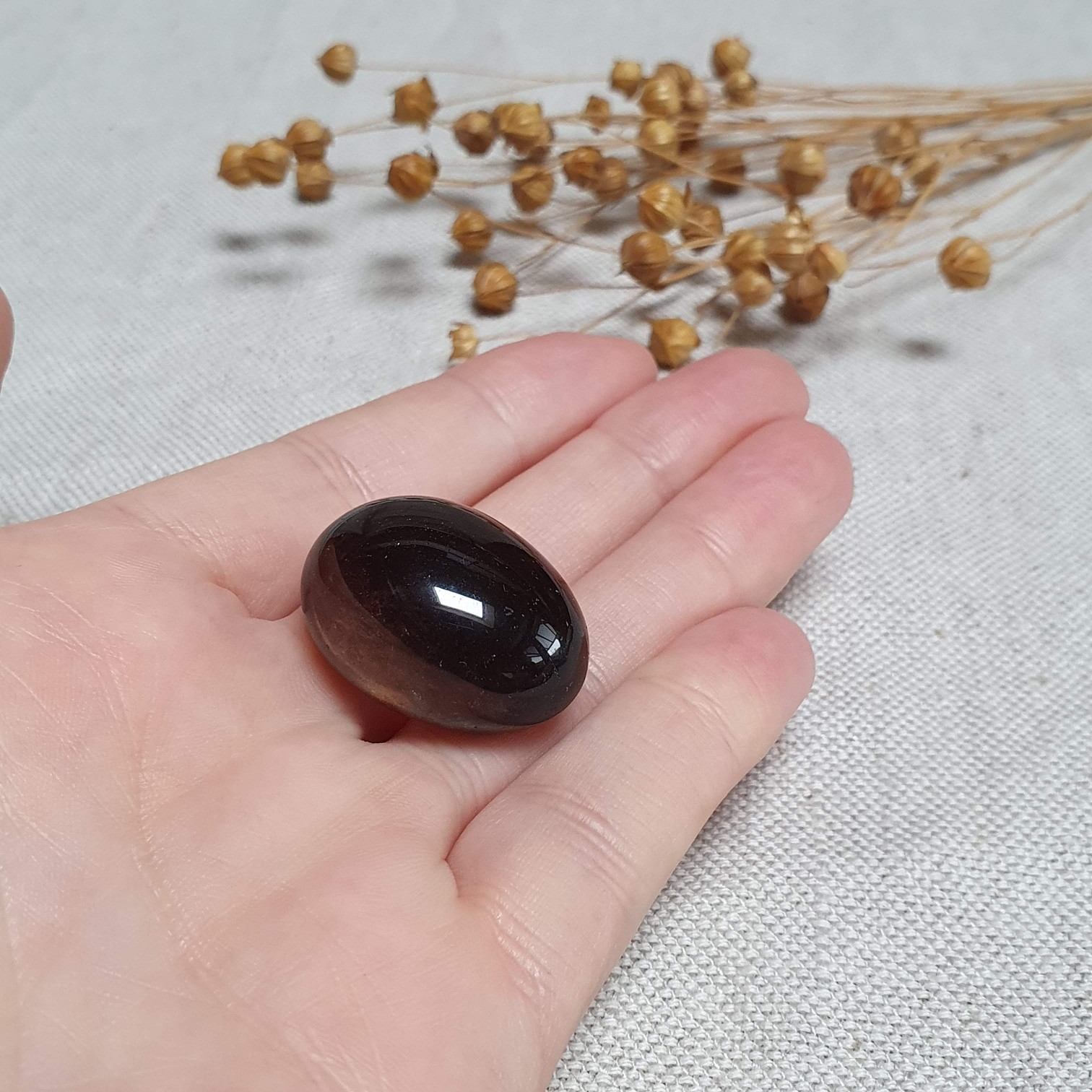 Záhněda - tromlovaný kámen v extra kvalitě z Brazílie P. 15 g