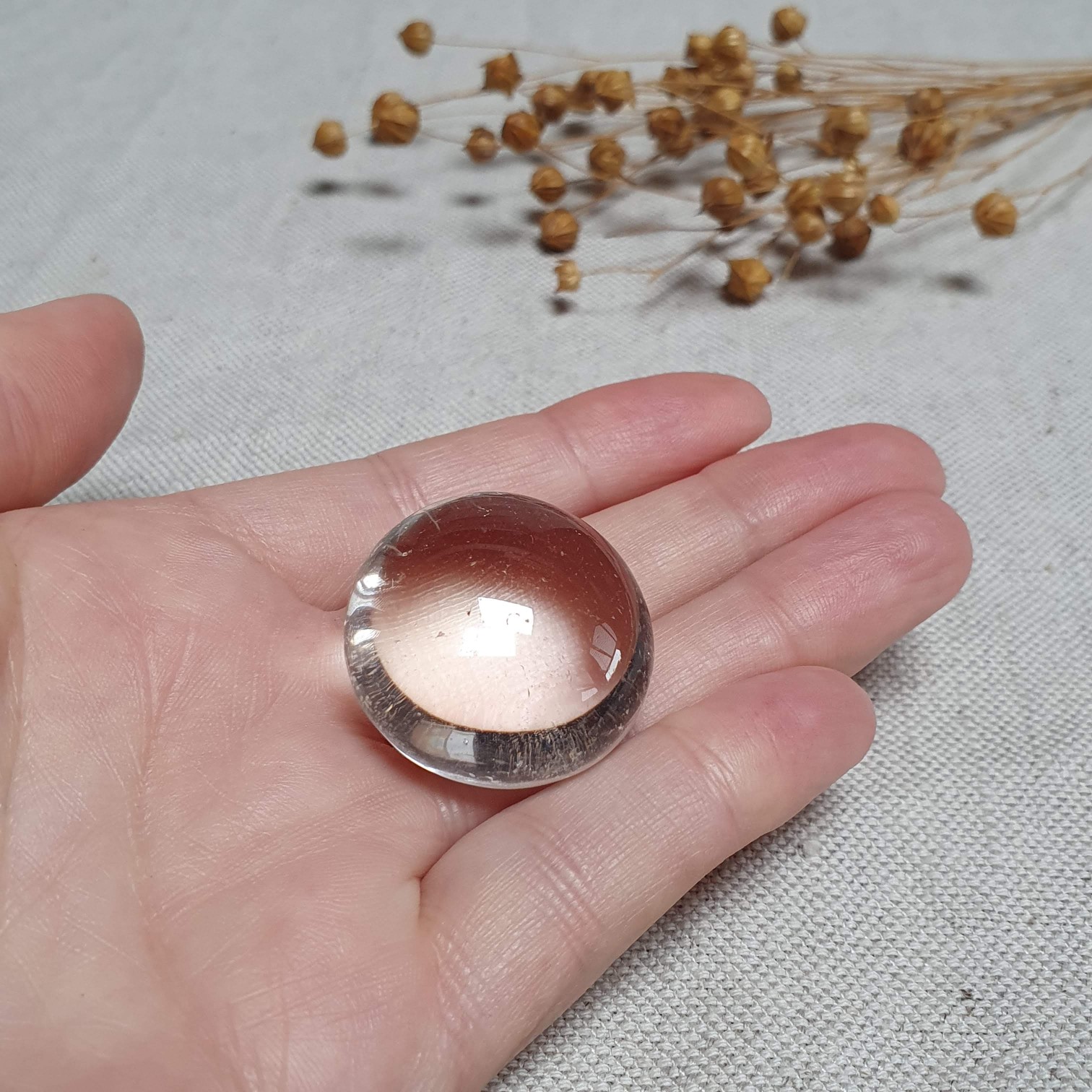 Křišťál - tromlovaný kámen v extra kvalitě z Tanzánie H. 27 g