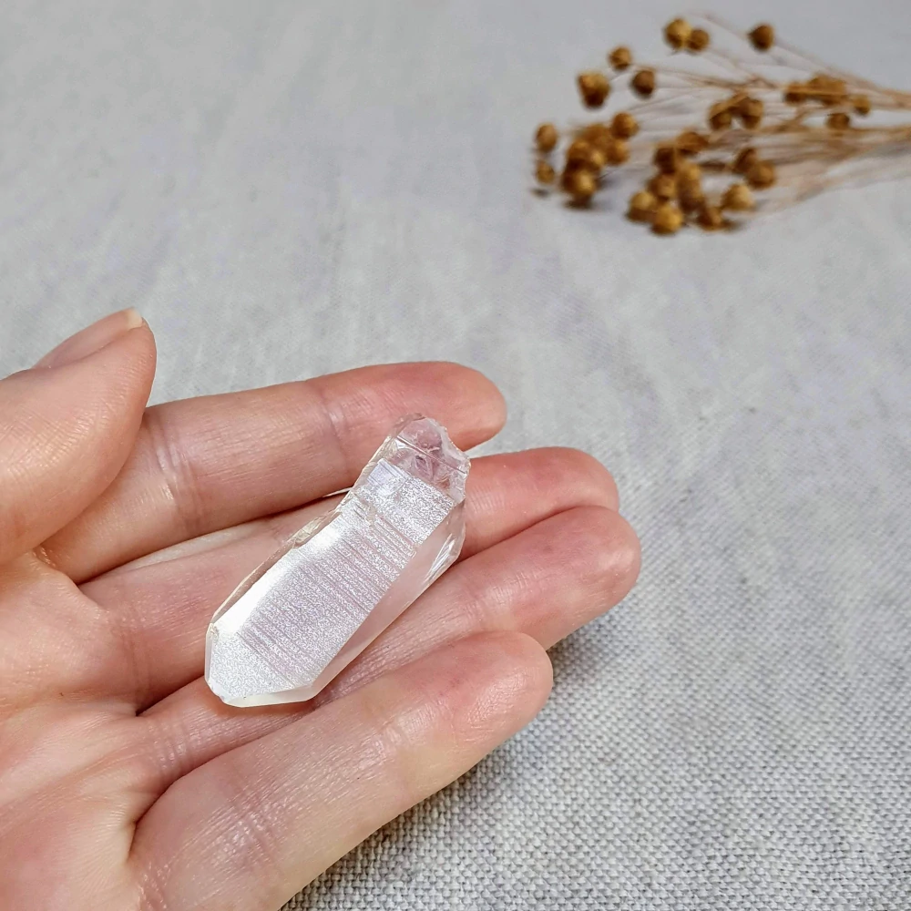 Lemurský krystal - malý surový krystal křišťálu z Brazílie D5. 11 g