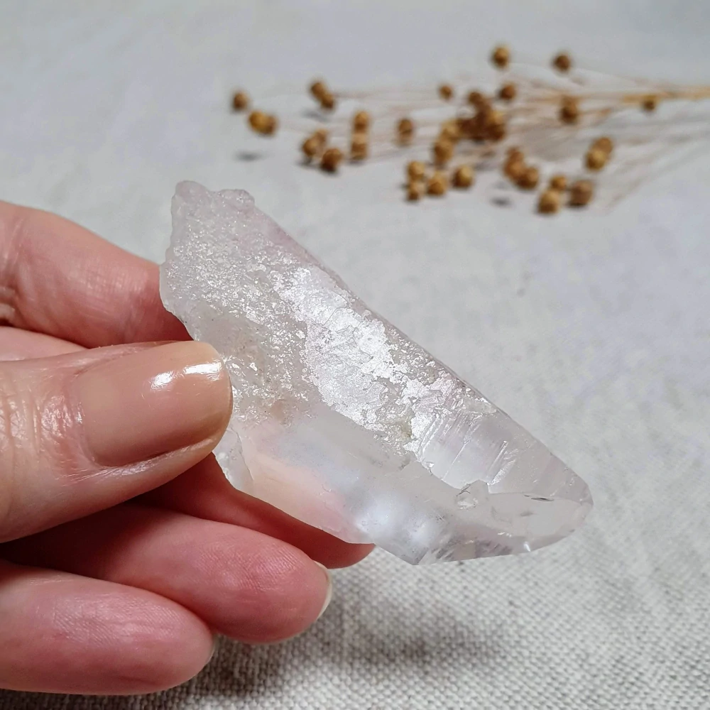 Křišťál - surový mistrovský krystal v extra kvalitě z Brazílie R5. 40 g ~ Katedrála světelná knihovna + Samoléčitel