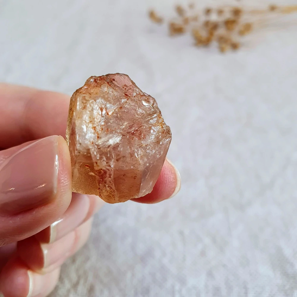 Citrín - surový neukončený krystal v extra kvalitě z Konga H. 10 g ~ Samoléčitel 