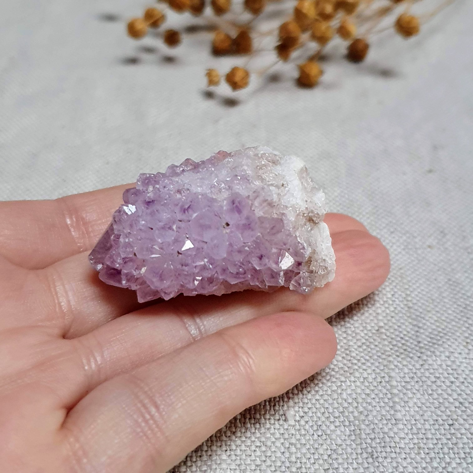 Ametystový kaktusový křemen ~ Spirit Quartz ~ unikátní přírodní krystal z JAR C. 33 g