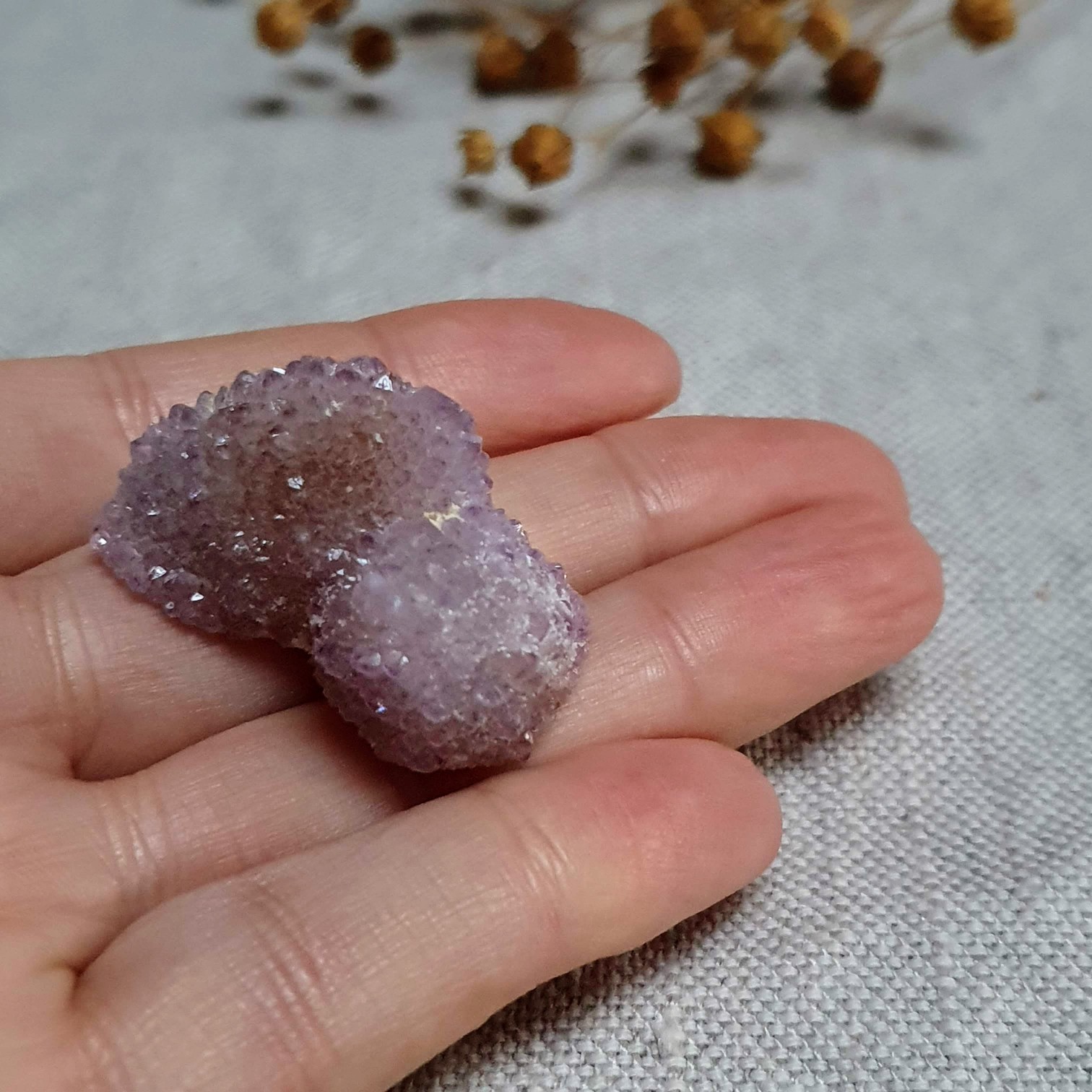 Ametystový kaktusový křemen ~ Spirit Quartz ~ unikátní přírodní krystal z JAR K. 18 g 