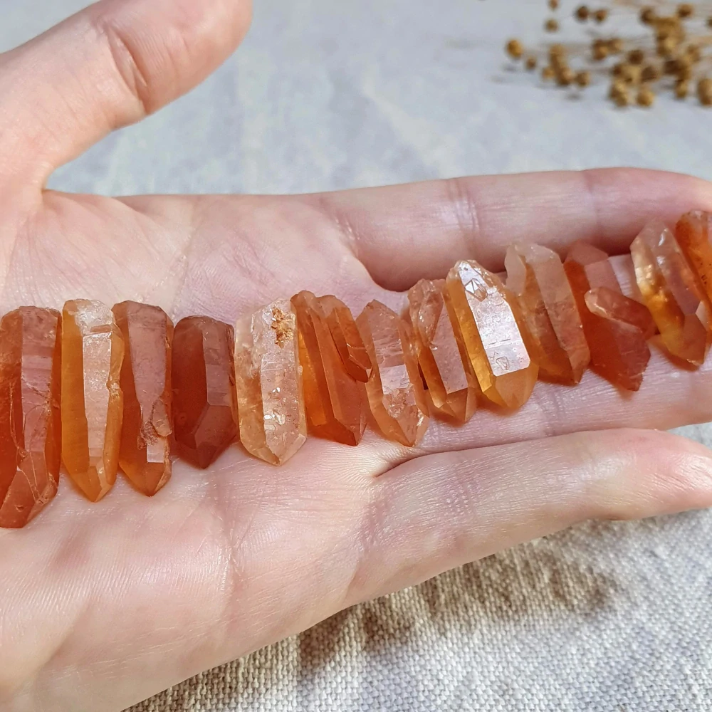 Tangerine krystal - unikátní surový mistrovský krystal v extra kvalitě z Brazílie 3 g