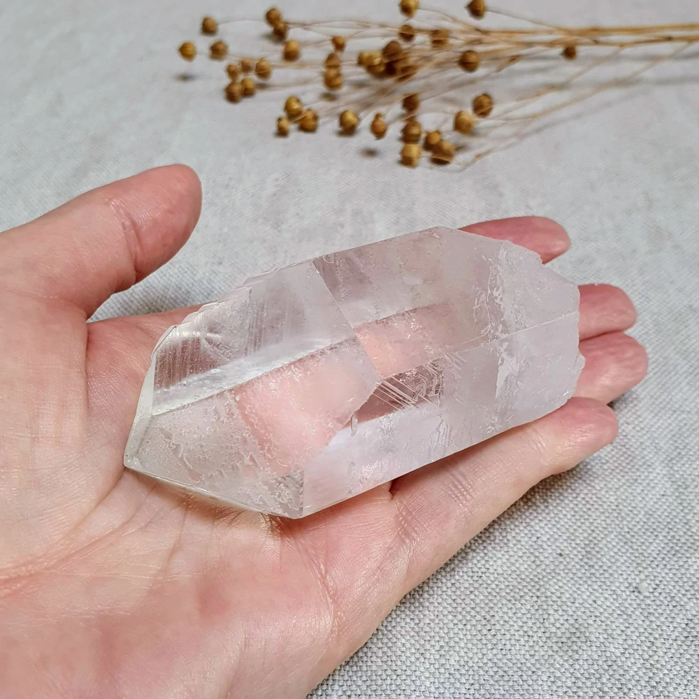 Křišťál - surový mistrovský krystal z Brazílie E1. 183 g ~ Channeling 