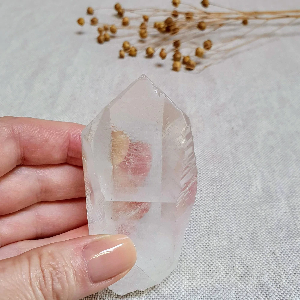 Křišťál - surový mistrovský krystal z Brazílie E1. 183 g ~ Channeling 