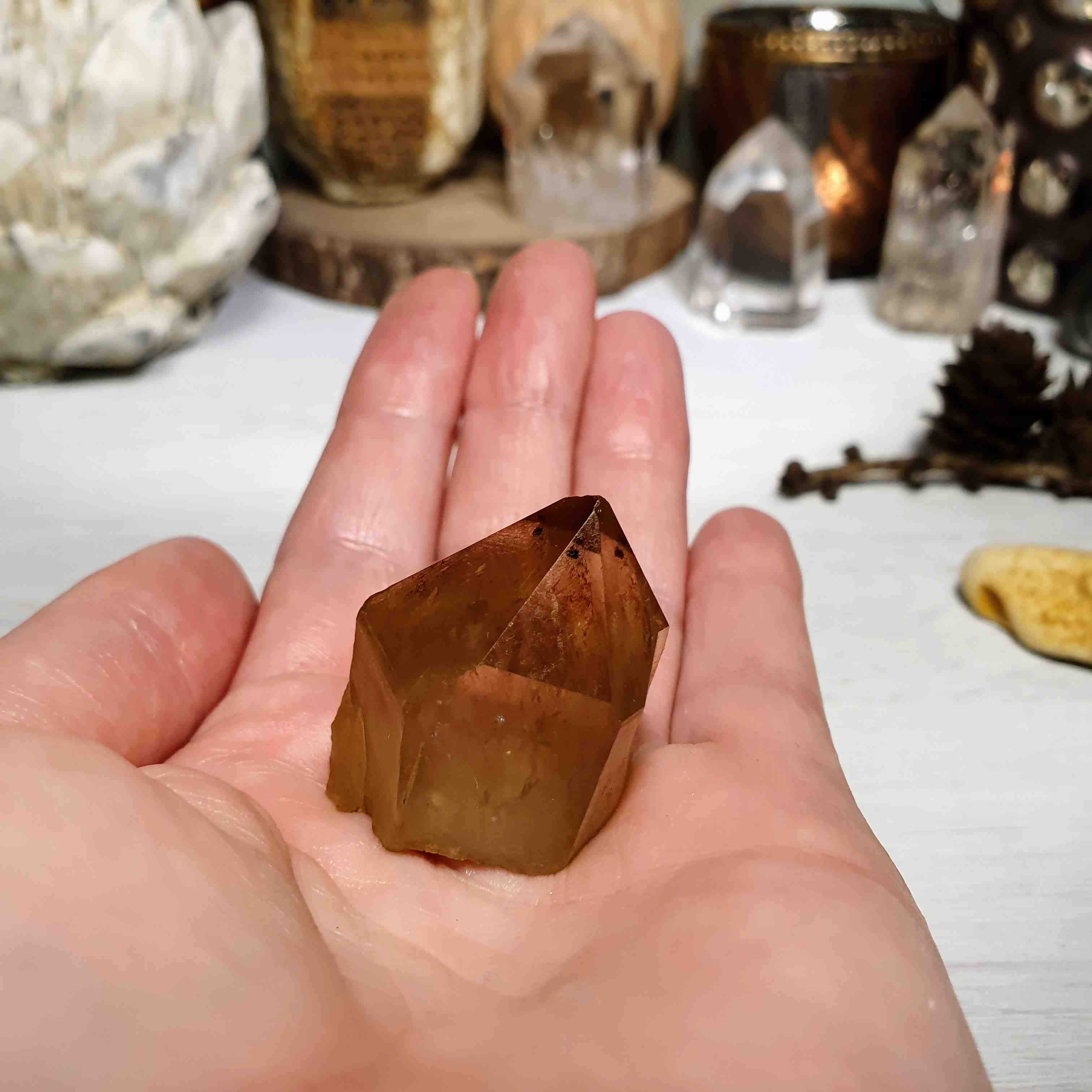 Citrín kundalini - vzácný surový krystal z afrického Konga N. 25 g 