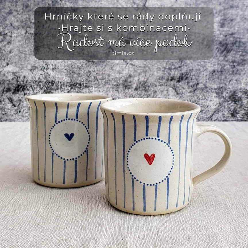 Malovaný keramický hrnek různé motivy 200 ml