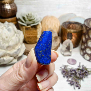 Lapis lazuli - ručně tromlovaný kámen v extra kvalitě z Afghánistánu B. 11 g 