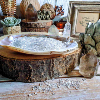 Křišťál - tromlovaný mini kamínek z Brazílie 100g