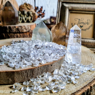 Křišťál - tromlovaný mini kamínek z Brazílie 200g