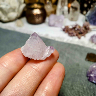 Ametystový kaktusový křemen ~ Spirit Quartz ~ unikátní přírodní krystal z JAR L. 6 g 