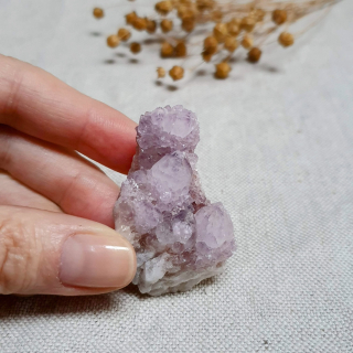 Ametystový kaktusový křemen ~ Spirit Quartz ~ unikátní přírodní krystal z JAR B. 43 g