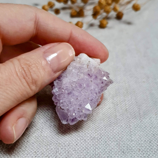 Ametystový kaktusový křemen ~ Spirit Quartz ~ unikátní přírodní krystal z JAR C. 33 g