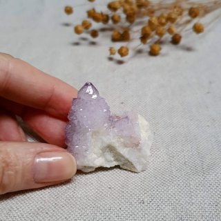 Ametystový kaktusový křemen ~ Spirit Quartz ~ unikátní přírodní krystal z JAR D. 33 g