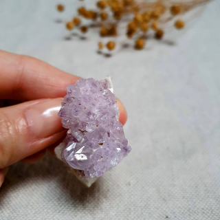 Ametystový kaktusový křemen ~ Spirit Quartz ~ unikátní přírodní krystal z JAR E. 30 g
