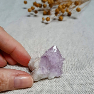 Ametystový kaktusový křemen ~ Spirit Quartz ~ unikátní přírodní krystal z JAR F. 30 g