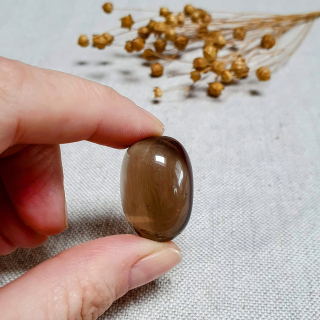 Záhněda - tromlovaný kámen v extra kvalitě z Brazílie A. 19. g