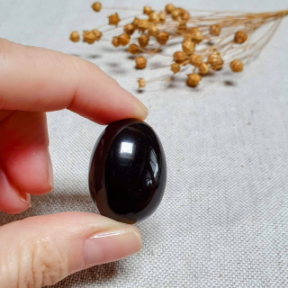 Záhněda tmavá - tromlovaný kámen v extra kvalitě z Brazílie M. 24 g 