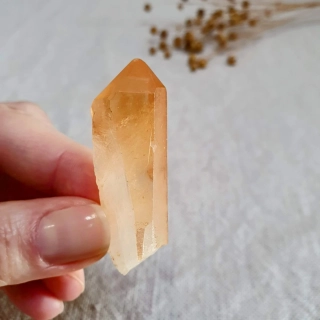 Tangerine krystal - unikátní přírodní krystal z Brazílie A. 18 g