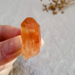 Tangerine krystal - unikátní přírodní krystal z Brazílie F. 10 g