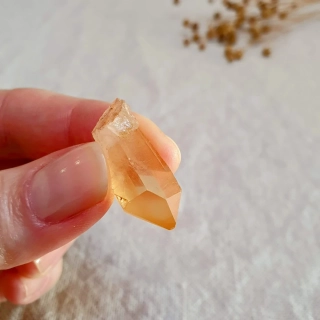 Tangerine krystal - unikátní přírodní krystal z Brazílie H. 6 g