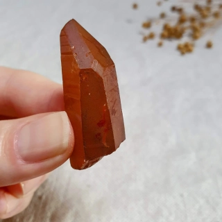 Tangerine krystal - unikátní surový mistrovský krystal v extra kvalitě z Brazílie C. 14 g ~ Samoléčitel + Spojovatelé času