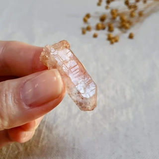 Tangerine krystal - unikátní surový mistrovský krystal v extra kvalitě z Brazílie T. 6 g ~ Elestial
