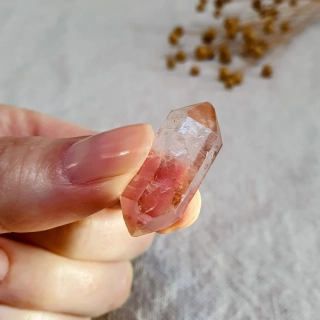 Tangerine krystal - unikátní surový mistrovský krystal v extra kvalitě z Brazílie W. 5 g ~ Oboustranně ukončený krystal
