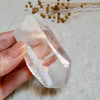 Křišťál - surový mistrovský krystal z Brazílie E1. 183 g ~ Channeling